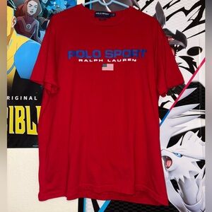 Ralph Lauren Red Polo Sport Tee